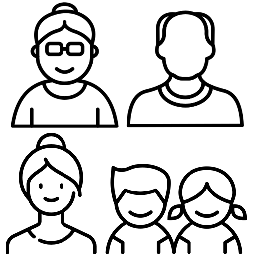Spouse, Children, and Parents Image Placeholder